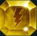 Symbol Yellow stone with lightning slot Triple Thunder by Tom Horn Gaming