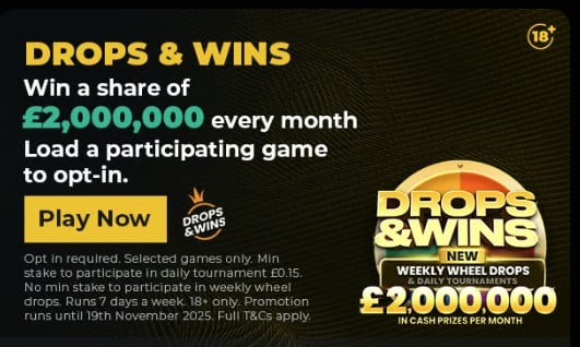 Drops & Wins PricedUp Casino 2025