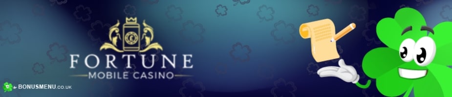 Fortune Mobile Casino Registration Small Banner