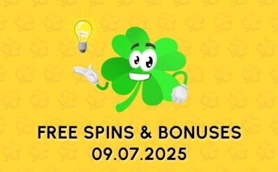 Free spins and bonuses daily 09