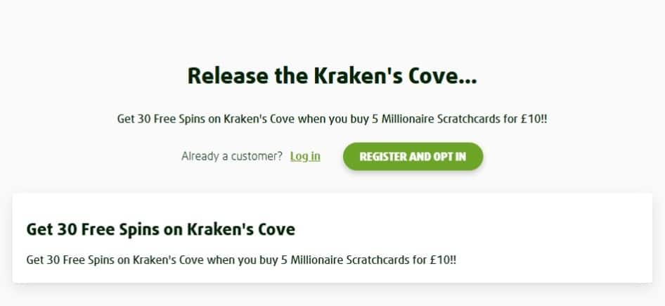 Kraken Cove lottoland