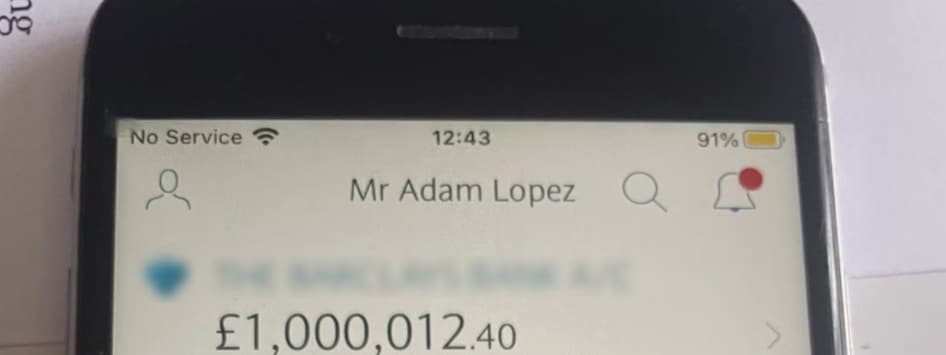 Winner Bank Balance