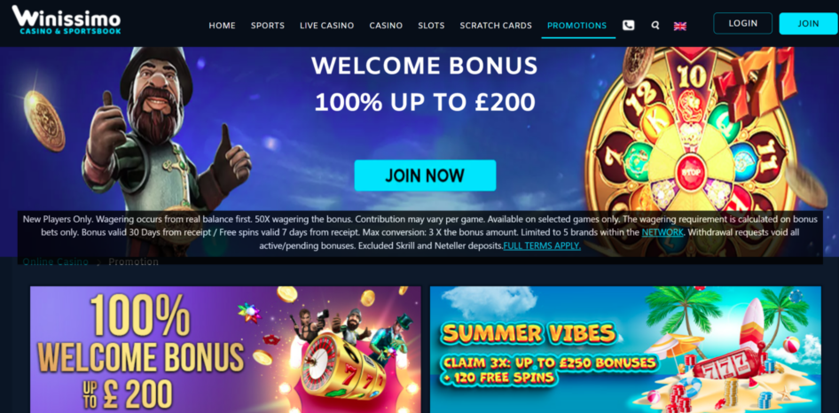 Winissiimo Casino Bonusmenu.co.uk